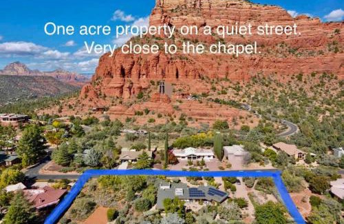 Sedona House | Relax at Chapel Vista Main House with Red Rock Views & Hot Tub
