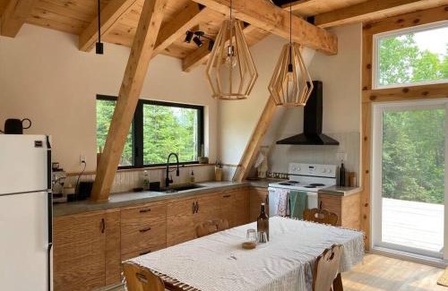 L'Anse-Saint-Jean Ski Chalet | Exceptional Family Getaway at Chapella A Frame Hotel
