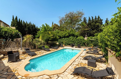 Fabrezan House | Charming Gite with Pool Amidst Vineyards near Mediterranean
