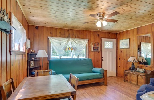 Charlevoix House | Pet-Friendly Charlevoix Cabin with Patio, Steps from Lake