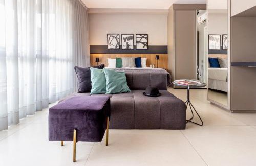 Vila Nova Conceicao Apartment | Experience Charlie Itaim: Oceanfront Stay with Pool Access