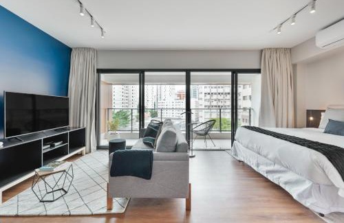 Vila Nova Conceicao Apartment | Beautiful Oceanfront Stay at Charlie NUN Itaim - 4 Stars