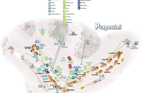Prapoutel Apartment | Inviting 2-Bedroom Apartment with Balcony and Mountain Views