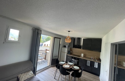 Bielle Apartment | Inviting T2 with Mountain Views & Indoor Pool for Families