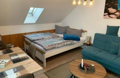 Schofweg Apartment | Cozy Apartment in Langfurth with Balcony & Child-Friendly Amenities