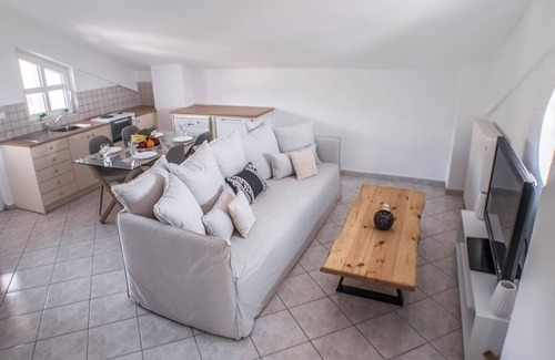 Roussospiti Villa | Inviting Villa with Pool, Hot Tub & Scenic Views Await