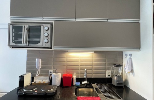 Lapa Apartment | “Charming Loft Near Allianz Parque with Air Conditioning and Modern Amenities”