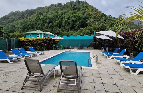 Soufriere Apartment | Charming 1-bedroom apartment with WiFi, AC, swimming pool, in lovely Soufrière