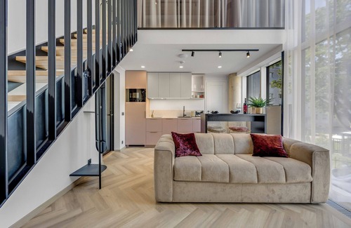 Kalamaja Apartment | Charming 1-bedroom Loft in amazing Tallinn Kalamaja area with AC