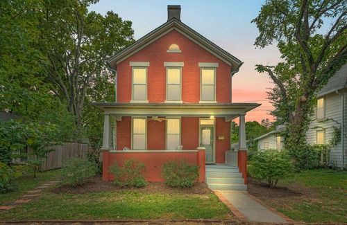 East Lawrence House | Charming 1867 3-bedroom brick home a short walk from historic downtown Lawrence