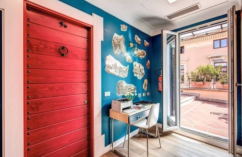 Rione III Colonna Apartment | Inviting 1BR Suite Near La Fontana di Trevi with Kitchen