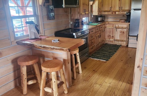 Melmore Cabin | Charming 2-bedroom cabin in Carey with AC, WiFi
