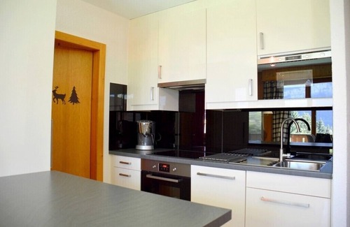 Champery Apartment | Practical 2-Room Retreat with Pool & Breakfast Included