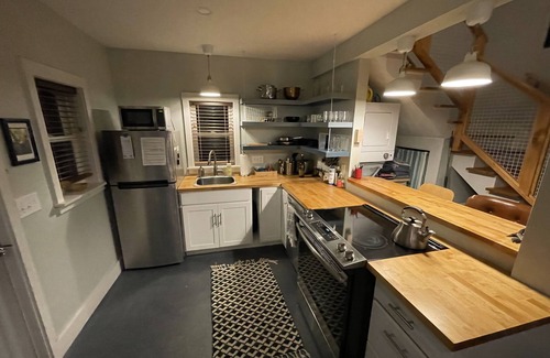 Oakdale Cottage | Inviting 2-Story Cottage with Hot Tub Near Downtown