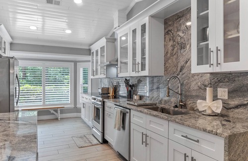 Plymouth House | Charming Modern French Country Cottage with Lake View