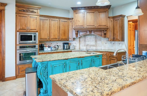 Pottawatomie County Apartment | Experience Farm Life at Our 6BR Ranch with Hot Tub & Games