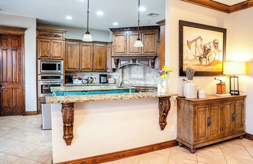 Pottawatomie County Apartment | Experience Farm Life at Our 6BR Ranch with Hot Tub & Games
