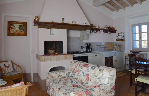 Montepulciano Villa | Historic Tower Retreat with Pool & Lake Views near Siena
