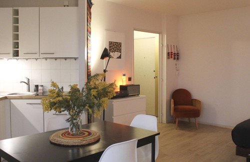 Parc-de-Montsouris Apartment | Cozy Studio with Kitchen in Paris's 14th Arrondissement