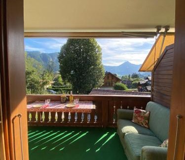 Chateau-d'Oex Apartment | Picturesque Apartment with Breathtaking Views for Families