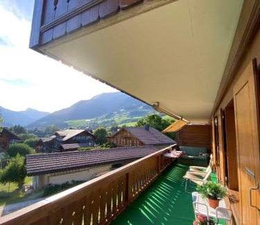 Chateau-d'Oex Apartment | Picturesque Apartment with Breathtaking Views for Families