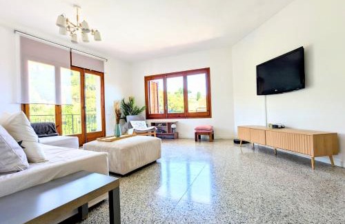 Sant Vicenc de Montalt Apartment | Seaview Attic Retreat Steps from the Beach, Rated 10/10