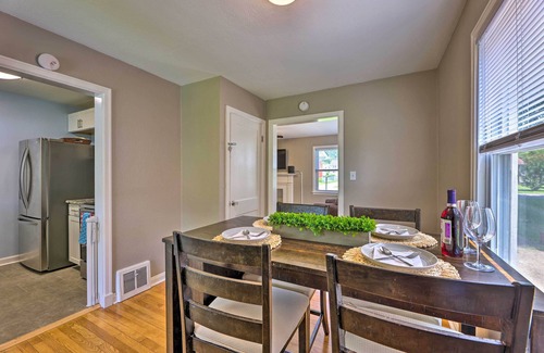Kanawha City Cottage | Inviting Charleston Home with Yard, Fire Pit & Pet Friendly