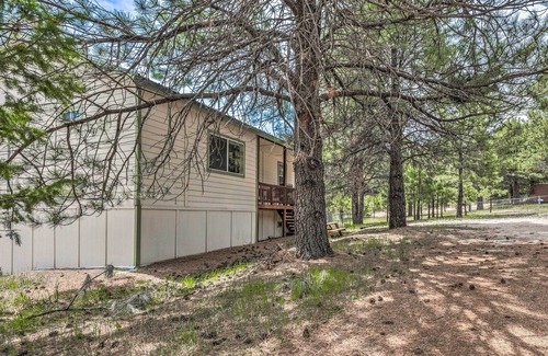 Cloudcroft Cottage | Scenic Cloudcroft Cabin with Deck & Mountain Views