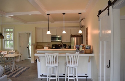 Stockton Springs Cottage | Ideal Coastal Carriage House with Ocean View & Private Beach