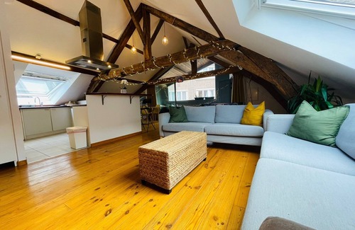 Dansaert Apartment | Highly Rated Downtown Loft Chalet with Private Parking