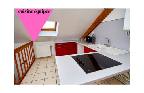 Montlucon Apartment | Cozy Downtown Duplex with Kitchen & Breakfast Included