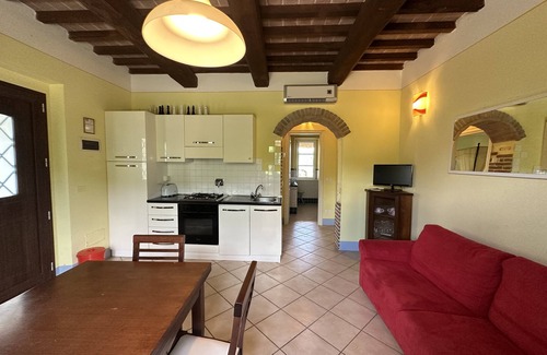 Gualdo Cattaneo Apartment | Cozy Flat with Pool and Spa in Scenic Hilltop Villa