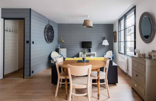 Binic Apartment | Inviting Terrace Apartment Steps from the Beach with Sauna