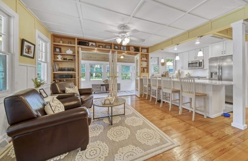 Saugatuck Cottage | Idyllic Retreat Steps from Downtown with Ocean Views