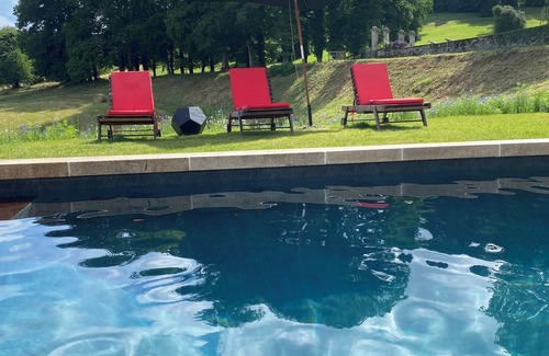 Ambazac Cottage | Relaxing Granite House with Private Pool & Scenic Views
