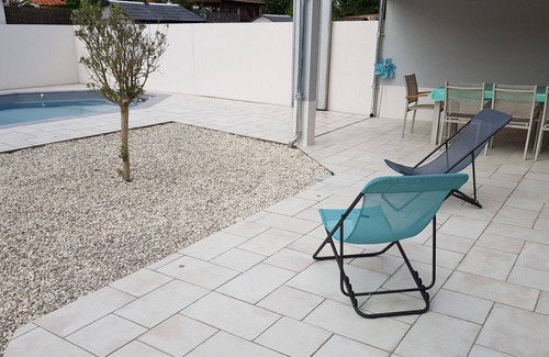 Port District House | Charming house 8p. 5min (400m) from the sea with heated pool