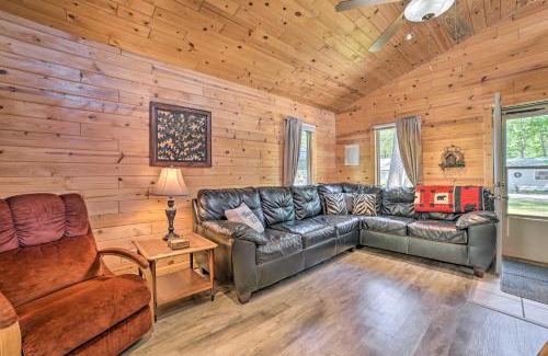 Prudenville House | Relaxing Houghton Lake Cottage with Hot Tub & Pet-Friendly