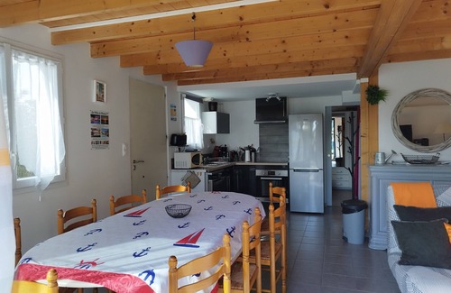 Angoulins House | Elegant Beach House with Jacuzzi near Shops & Village Center