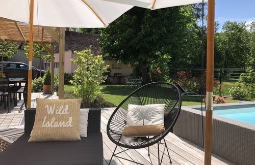 Gasville-Oiseme House | Relaxing Retreat Near Chartres with Pool and Breakfast