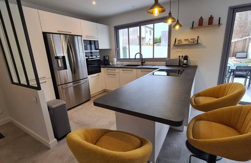 La Flotte Villa | Inviting Home with Heated Pool and Ocean View in Village