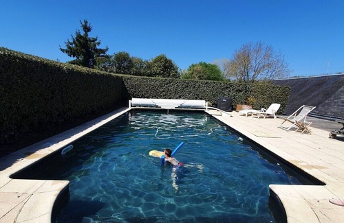 Rouillon House | Inviting House with Pool View and Family-Friendly Amenities