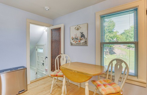 Lake Mills House | Inviting Lake Mills Retreat Steps from Rock Lake & Beach