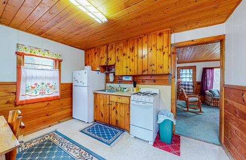 Indian River Cottage | Inviting Lakefront Cottage with Dock and Fire Pit