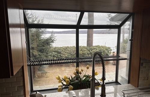 White Mills House | Lakefront Retreat: Cozy Ambiance with Pet-Friendly Amenities