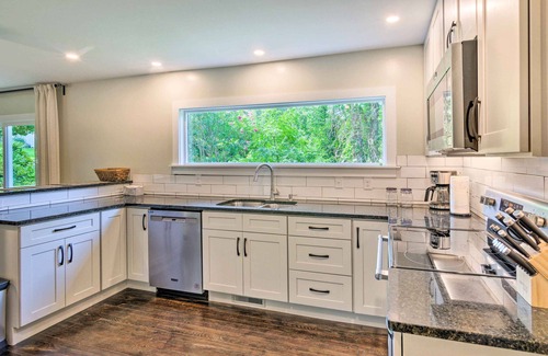 Morganton House | Inviting Morganton Hideaway with Porch and Kitchen Amenities