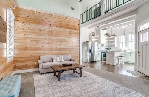 Eufaula House | Gem Pink House Steps to Boardwalk with Pool & Spa
