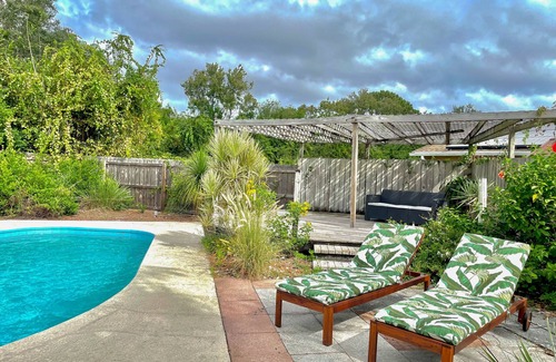Largo House | Inviting Pool Retreat - Minutes to Beach with Ocean Views