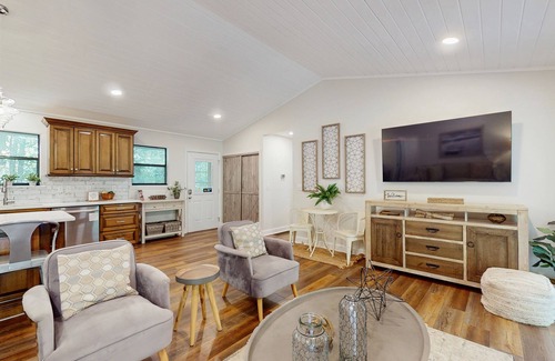 Sylva House | Idyllic Riverfront Retreat with Hot Tub and Deck Access