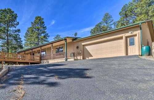 Ruidoso House | Stunning Ruidoso Home with Deck and Scenic Views!