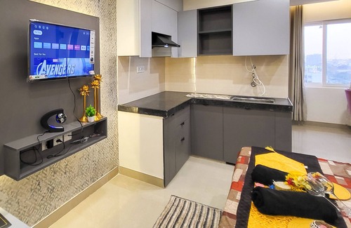 Sanganer Apartment | Charming Studio, Solitaire Suites, Jaipur, Wi-Fi, AC